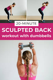 8 Best Back Exercises For Women Nourish Move Love Back Workout Women Dumbbell Back Workout Good Back Workouts