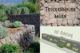Für die trockenmauer sollten sie ein fundament anlegen, das für stabilität sorgt. Trockenmauer Bauen Bebilderte Bauanleitung