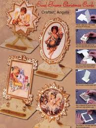 Each sheet makes 3 unique card designs. 3d Easel Frame Card Making Kit Angels European Papercrafts