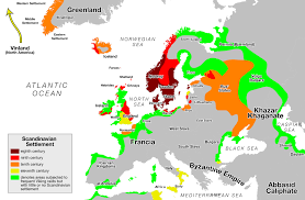 Viking Expansion Wikipedia Vikings Viking Culture Map