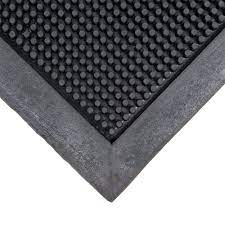 Molded bevel edge rubber mats. Cactus Mat 35 3239 Finger Top 32 X 39 Black Anti Fatigue Rubber Entrance Mat 5 8 Thick