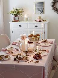 Adventskaffee Tischdeko In Zartem Rosa Wunderweib Kaffeetisch Tischdeko Tisch Eindecken