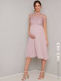 Chi Chi Maternity Reesha Dress Maternity Dress Wedding Guest Dresses Embroidered Midi Dress