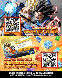 The latest tweets from @db_legends Dragon Ball Legends Eng On Twitter New Players Scan My Code And Start Earning Extra New Player Rewards Right Now Before The Anniversary Starts Dblegends Dragonball Dblegends2ndanniv Https T Co Ampn1vuzsn