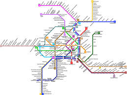 States of austria map austria (officially, the republic of austria) is divided into 9 federated states (bundeslander). Public Transportation Map Of Vienna City Vienna Austria Europe Mapsland Maps Of The World