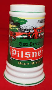 Pilsner Old Style White Green Beer Biere Mug Stein Rabbit 16cm 6 25 Tall B Green Beer Pilsner Old Fashioned