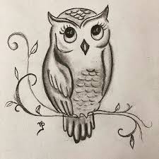 Free for commercial use no attribution required high quality images. Cute Owl Drawing By Nikhil Bhola