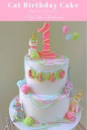 The kids were super excited and asked me if we could have a birthday party for mittens. 59 Best Cat Cakes Cupcakes And Sweets Ideas Cat Cake Cupcake Cakes Themed Cakes