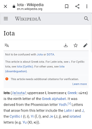 Ninth letter of greek alphabet. Vrom On Twitter 114000 People On Reddit Are Interested In The Cryptocurrency Iota But The English Version Of Wikipedia Still Only Knows The Greek Letter Time For True Decentralization And Censorshipresistance Iota