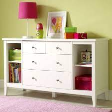 Baby Change Table With Chest Of Drawers Shelves Kids Dressers Dresser Shelves Furniture