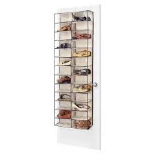 The extra storage space saved in wardrobes can be much better utilized. Whitmor Over The Door Shoe Shelves Brown Target