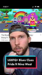 @ninawestofficial is changing the world. Song is Blue’s Clues Pride Parade  ft Nina West ❤️💙💚💛🧡 #equality #lgbtq