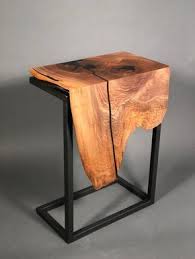 Live Edge Resin Waterfall Side Tables Sold Etsy In 2020 Wood Resin Table Wood Table Diy Rustic Wood Projects