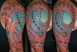 Honestly, i noticed one's tattoo inked on their arms in the first time, which might be because. Bio Mech Half Sleeve By Jwheelwrighttattoos On Deviantart