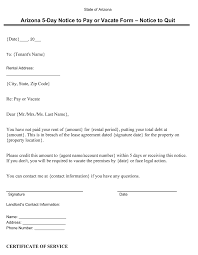 Us legal forms provides you with a solution to just that. Free Arizona Eviction Notice Forms Notice To Quit Laws Requirements