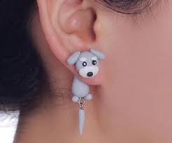 Adorable Puppy Dog Earrings Awesome Stuff 365 Animal Earrings Dog Earrings Animal Earrings Studs