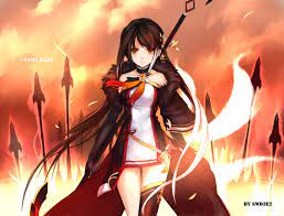 Do i need to say more? Anime Black Hair Yellow Eyes