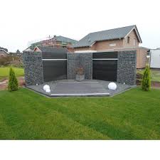 Wpc Gartenzaun Set In Anthrazit 180cm Lang Garden Paths Serve Primarily To Connect Two Points In Addition To This Practic In 2020 Garden Fence Fence Garden Fencing