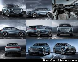 Comparing the concept with this production prototype, the basic shapes stay the. Audi Q4 E Tron Concept 2019 Pictures Information Specs