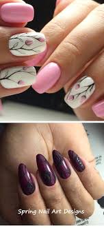 What about naturalness for spring themed nail art? 20 Spring Nail Art Design Ideas Nailart Spring Nail Art Nail Art Nail Designs Spring