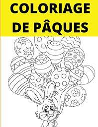 Oeuf de paques avec fond fleuri paques coloriages difficiles. Coloriage De Paques 33 Dessins De Lapin Poule Åuf De Paques A Colorier A Colorier Pour La Fetes De Paques French Edition Pitch 9798633107814 Amazon Com Books