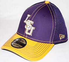 Lsu Tigers New Era Ncaa 39thirty Neo Fitted Hat 2 Tone