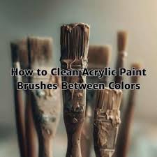 How To Clean Acrylic Paint Brushes
