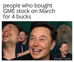 Firstly, meme stocks start off so cheap that there's a far smaller barrier to entry than more popularity also plays a part. People Who Bought Gme Stock On March For 4 Bucks Finance Memes Tips Photos Videos