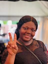 Officers ASP Irene and Madam Getrude Serve Food