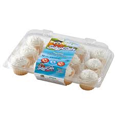 For your convenience, these allergens are marked as: School Safe Vanilla Mini Cupcakes 12 Pack Tray School Safe