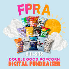 Do double the good and raise money for FPRA when you buy popcorn using our  link and code! Our fundraiser will take place from Tuesday, February 11th  at noon (2/11) until Saturday,