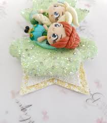 Anna/Elsa Sister Frozen Bow