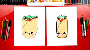 How To Draw A Funny Burrito Art For Kids Hub Over 5,337 burrito pictures to choose from, with no signup needed. how to draw a funny burrito art for