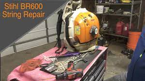 The throttle is it starts fine from cold, runs fine for 10 to 15 minutes, then stops and wont start again till cold. Br600 String Repair Youtube