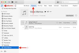 Find Voice Memo In Itunes Iphone The Voice Memo