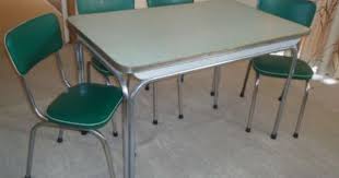 1950s Retro Laminex And Chrome Kitchen Table Chairs In Doncaster Vic Ebay Retro Kitchen Tables Kitchen Dinette Sets Vintage Kitchen Table