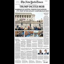 The new york times text serif newspaper news. The New York Times On Twitter The Front Page Of The New York Times For Jan 7 2021 Late Edition
