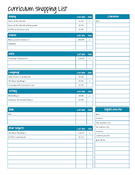 Ixl is easy online learning designed for busy parents. Homeschool Curriculum Shopping List Free Printable
