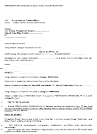 1844/pid.b/2008/jkt.sel, terkait dugaan melakukan tindak pidana sebagaimana diatur pada pasal 376 kuhp jo. Permohonan Pra Peradilan Oleh Kuasa Huku