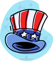 Uncle Sam's top hat Royalty Free Vector Clip Art illustration  -vc032021-CoolCLIPS.com
