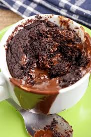 Chocolate Mug Cake Best Chocolate Cake In A Mug Recipe Quick Easy 2 Minute Microwave Fudgy Chocolat In 2021 Mug Recipes Easy Chocolate Mug Cake Fun Baking Recipes