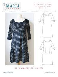 The diy dress form patterns have 10% negative ease on some of the horizontal measurements this pattern is not suitable to be put on a finished dress form and is meant to be fully stuffed with polyfil. 401 Audrey Knit Dress Mariadenmark Sewing