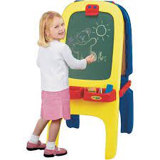 4.4 out of 5 stars. Crayola 3 In 1 Magnetic Dry Erase And Chalkboard Fold Away Easel With Storage 77 Magnetic Letters Numbers Walmart Com Walmart Com