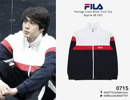 Bts Fashion Style Finder 200124 Jin Official Instagram Update Fila Can wear unisex for females too but a little. bts fashion style finder 200124