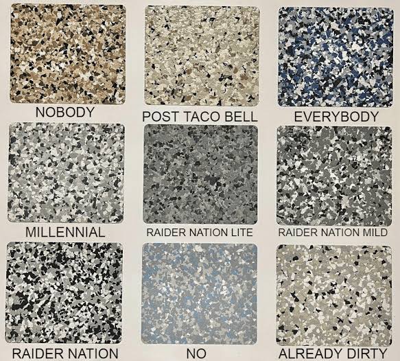 Deco Flake System Colors