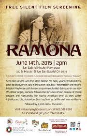 Free Silent Film Screening 1928s Ramona Discussion