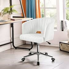 Kktoner Cream Makeup Vanity Chair With