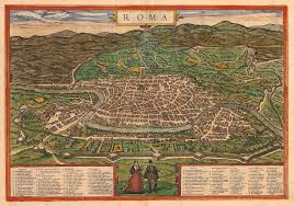Satellite map of rome, italy. Antique Pictorial Map Of Rome Italy Old Cartographic Map Antique Maps Digital Art By Siva Ganesh