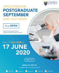 Postgraduate Application To University Of Malaya In 2020 Postgraduate How To Apply Student