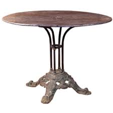 Antique French Iron Table With Cast Iron Base Circa 1890 French Iron Table Antique Iron Table Iron Table